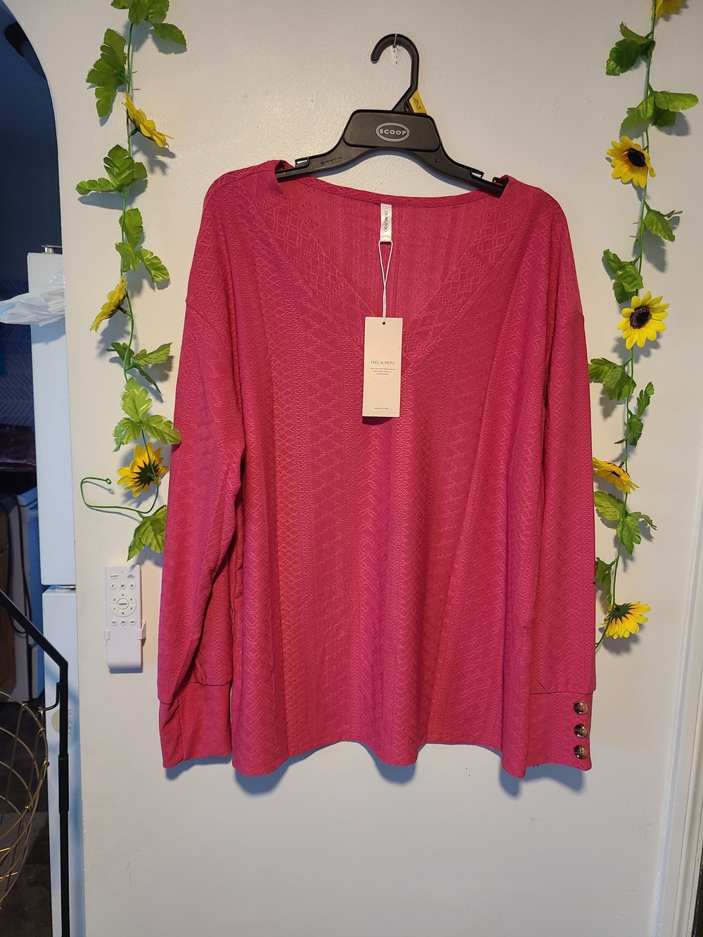 Nwt Dokotoo Womens Xlarge Textured Top